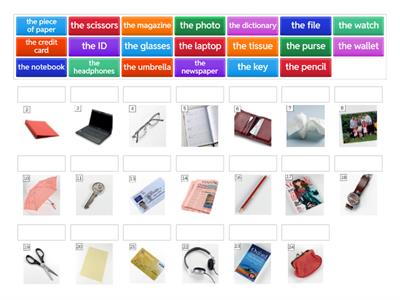 What Colour is/are ...? 