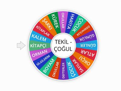 2. Sınıf- Türkçe- Tekil -Çoğul İsimler