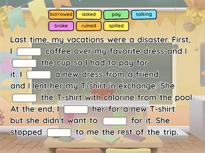 Solving problems - completing