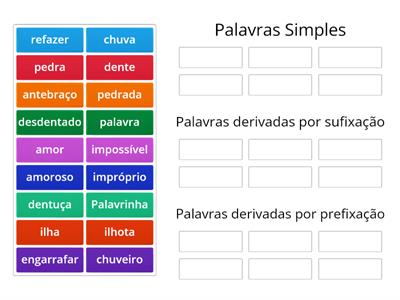 Formação de palavras