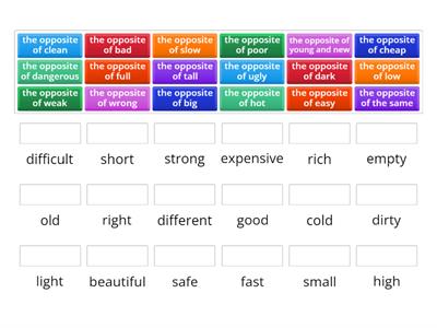 English file Elementary. Unit 2B Adjectives. Crossword.