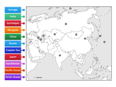 map of asia