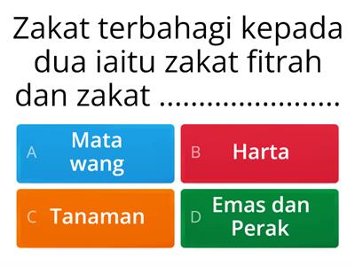 PENDIDIKAN ISLAM TINGKATAN 3: ZAKAT PENYUCI HARTA