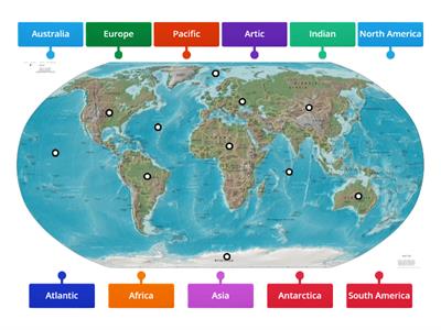 Continents and Oceans