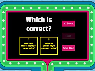 Comparatives & Superlatives - correct or incorrect?