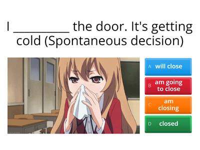 Will (affirmative, negative, interrogative and short answers)