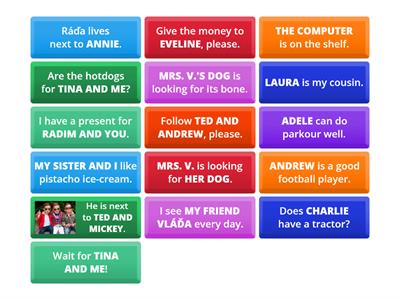 Subject and Object Pronouns