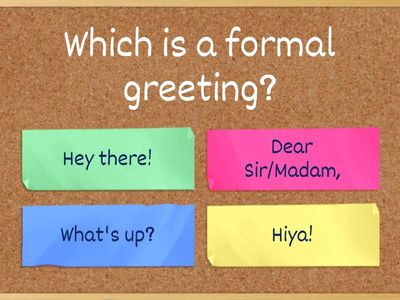 C1 / Formal vs Informal Language in Essay Writing