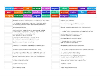 G3 U9 Vocab.- (Lessons 1-4)