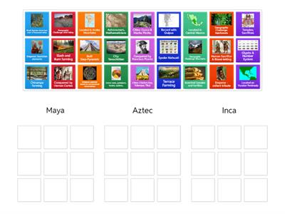 Maya Aztec Inca Sort