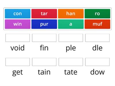 16 Lexercise Syllable Pattern Review Matching