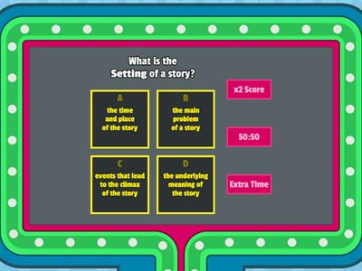 Elements of a Story Vocab 