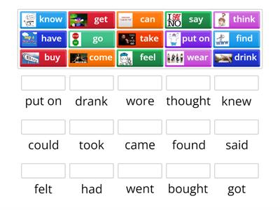 Irregular Verbs (II forms)
