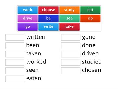 Past participles - Lesson 2, unit 3, Startup 3