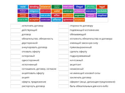 Contract Law - 3 курс - 2