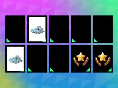  Encuentra los pares de elementos de Fortnite   (Find the pairs of items in Fortnite)