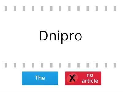 Geographical names: THE or zero article?