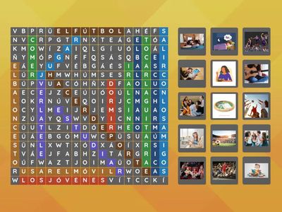  de vocabulario 1 sopa de letras