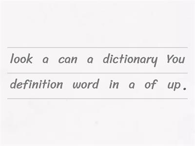 Root Word: dict, dic Open the Box
