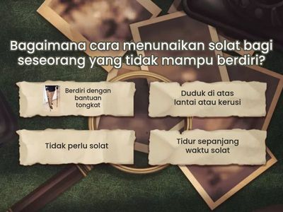 Kuiz Solat Ketika Sakit
