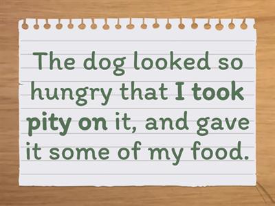 UI1: Expressions and phrasal verbs with take