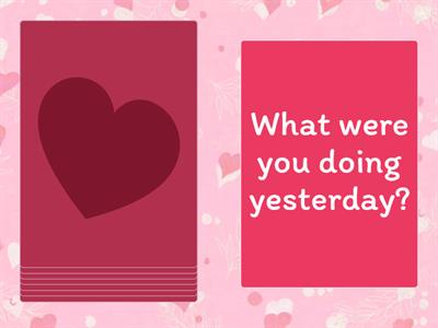 past continuous speaking