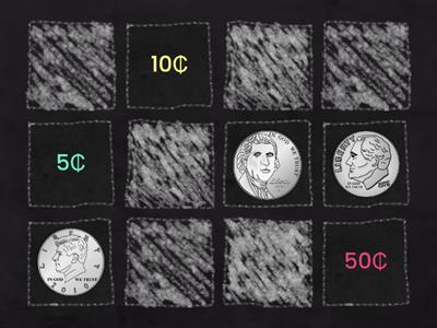 Money Memory - faces/amounts