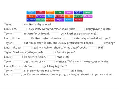 do/does (simple present)