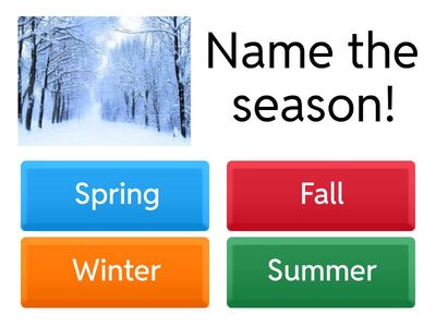 Weather, seasons and clothes!