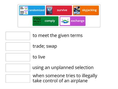 DB COOPER ARTICLE VOCAB