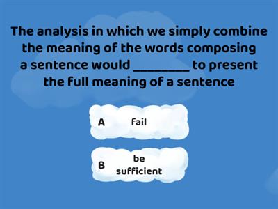 HUM 215HM HY: Module 4.1: Content 2 - Compositional Semantics