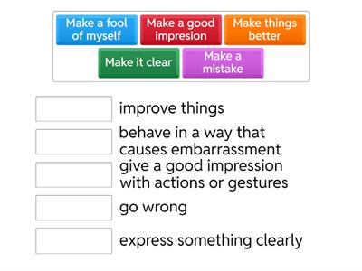 Phrases with make