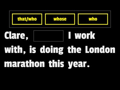  Defining and Non-defining Relative Clauses