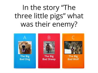 The three little pigs