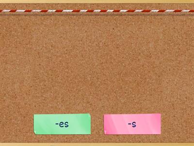 -s -es 