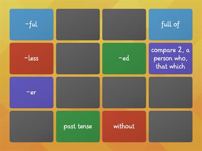 Suffixes