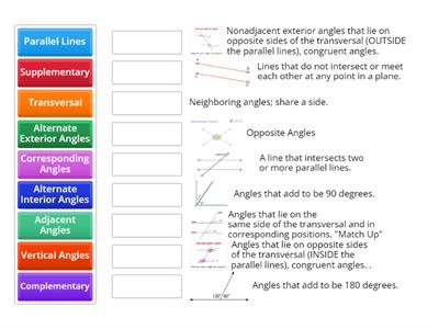 Transversal Vocabulary