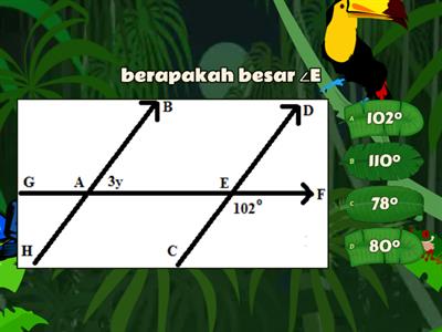 soal latihan garis dan sudut