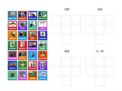 Давальний відмінок чоловічий рід