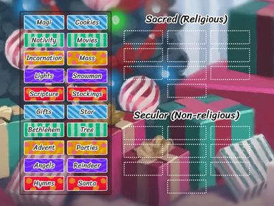 Sacred vs Secular Christmas