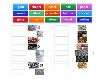 Project 4 Un1 - Materials