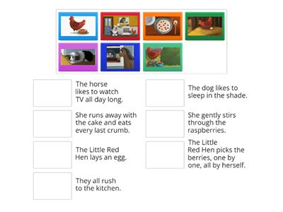 The Little Red Hen Sentence Matching