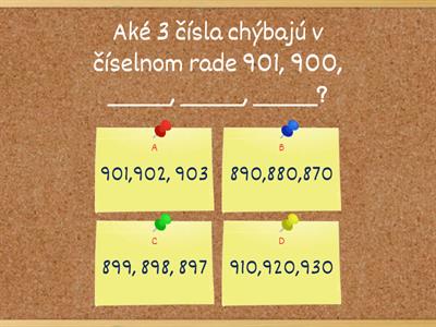 MAT 3. ročník - trojciferné čísla