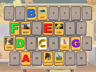 ALPHABET - Memory Game