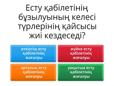 Есту кемістігі бар балалар туралы түсінік 