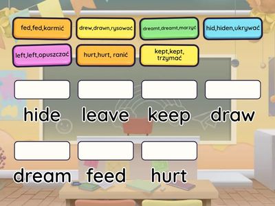 irregular verbs together 6 klasa cz II
