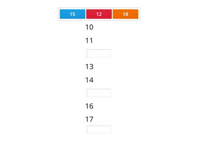 Fill in the Missing Number (Kindergarten )