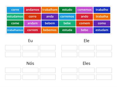  Conjugação - Presente do Indicativo