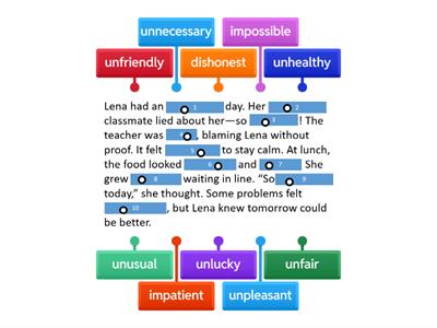 BASIC 9 ADJECTIVE PREFIXES 2