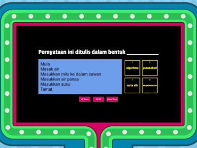 TMK Tahun 6 - Algoritma, Pseudokod dan Carta Alir (Cikgu Pranee)